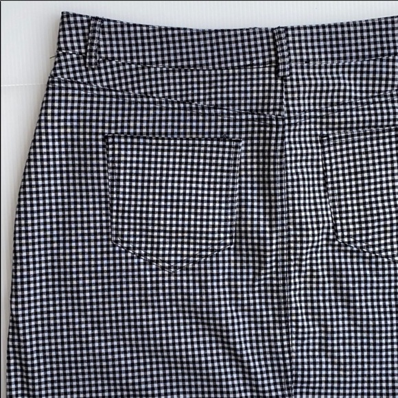 Forever 21 Black and White Checkered Mini Skirt Size L - Picture 6 of 12